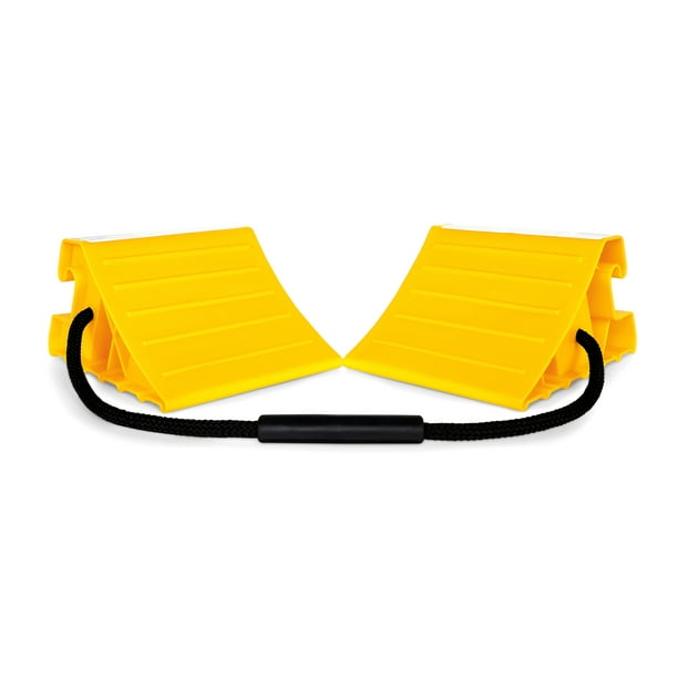 Truck Car Wheel Immobilizers Heavy Duty Urethane 5-Ton 10,000 lbs Yellow Camper 6H x 7W x 8L Trailer RV Electriduct Pack of 2 Wheel Chocks SUV Truck Car Wheel Immobilizers Heavy Duty Urethane 5-Ton 10,000 lbs Yellow Camper 6H x 7W x 8L Trailer RV Electriduct Pack of 2 Wheel Chocks SUV